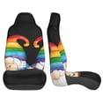 thumbnail image 3 of Sikiie Happy Pride Gnome Car Seat Protector 2 Pack Car Seat Cushion Mat, Car Seat Covers for SUV, Truck, Van, 3 of 7