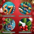 thumbnail image 4 of Gingerbread Design 67th Christmas Banner Candy Cane Pattern Holiday Display Snowflake Decor Number 67 Gingerbread Backdrop for Christmas Celebration 67th Anniversary Family Gathering, 4 of 9