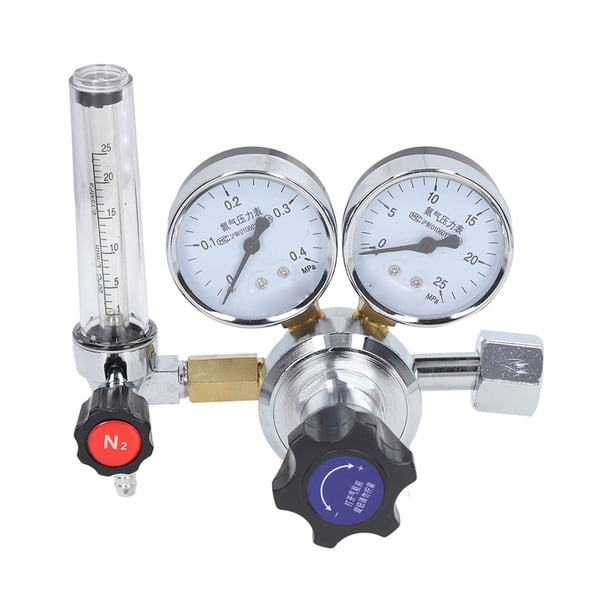 Válvula reguladora de gas nitrógeno medidor de nitrógeno Cuerpo de latón Robusto Alta precisión Fácil de instalar para laboratorio ANGGREK Otros