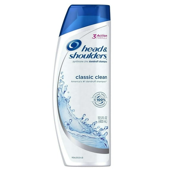 Head & Shoulders Classic Clean Dandruff Shampoo 13.5 oz (Pack of 4)