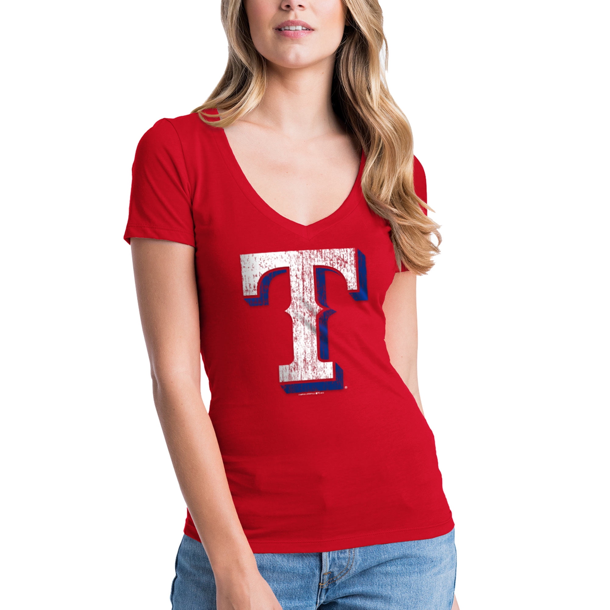 texas rangers v neck shirt