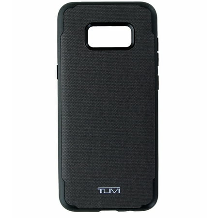 TUMI Coated Canvas Co-Mold Case Cover for Samsung Galaxy S8+ Plus Grey Black