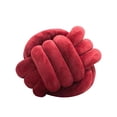 thumbnail image 1 of Txlixc Almohada acolchada de terciopelo, almohada acolchada esférica retorcida de terciopelo de color sólido Txlixc moda, 1 of 4