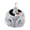 Double battery, variant on Partheme Outdoor Camping Large Capacity Solar Charging Fan Lighting Lamp. 2 in 1 with Foldable Blade. Strong Endurance for Home Shop Tent Portable with Hook, Double battery