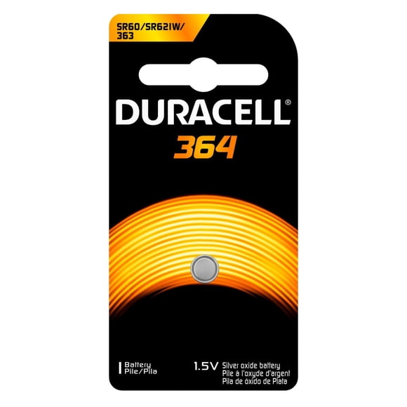 Duracell 346 1.5V Silver Oxide Watch/Electronic Coin Battery, 1 Pack