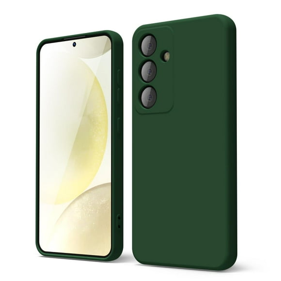 oakxco - Funda para Samsung Galaxy S24 de silicona líquida, fina y delgada, de gel de goma suave de