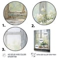 thumbnail image 3 of Designart "Blooming Farm Windows in the Countryside I" Farm Framed Wall Art - Country Green Farm Windows Entryway Framed Wall Art, 3 of 6