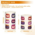 thumbnail image 6 of Yayeee Flameless Candles with Remote Flickering Battery Operated Multi Color Changing, White Chocolate Cakes, 6 of 7
