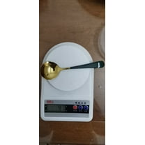 NSESSHome Soup Spoons, Stainless Steel Fashion Large and Heavy Round Spoons, 6.22 Inch Long Handle Round Spoons, Suit for any Dinner Families Cafe Dishwasher Safe Spoons