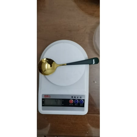 

Dusknt Clearance! Stainless Steel Bowl 6.3 Inches Long Stainless Steel Spoon Portable Spoon 6.2 Inch Length Stainless Steel Spoons Portable Handle Soup Spoons Tableware 1X Red Gold Spoon