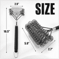 thumbnail image 7 of BEEPRINCESS Grill Brush and Scraper Bristle Free – Safe BBQ Brush for Grill – 16.5'' Stainless Grill Grate Cleaner– Gifts for Grill Wizard, 7 of 7