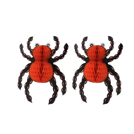 

loopsun Fall Halloween Decorations Savings Clearance for Home 2pc Halloween Decoration Supplies Pendant Spider Ghost Hanging Ghost Pendant