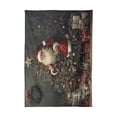 thumbnail image 2 of BZSMCE Square Tablecloth Santa Claus with Gift Box Pattern Tableclothes, 2 of 9