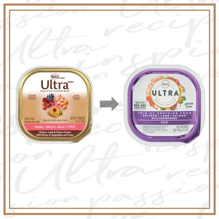 NUTRO ULTRA ADULT WET DOG FOOD, CHICKEN, LAMB & WHITEFISH WITH SUPERFOODS, (24) 3.5 OZ. TRAYS
