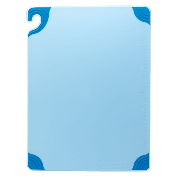 San Jamar Cutting Board,12x18 in,Blue CBG121812BL