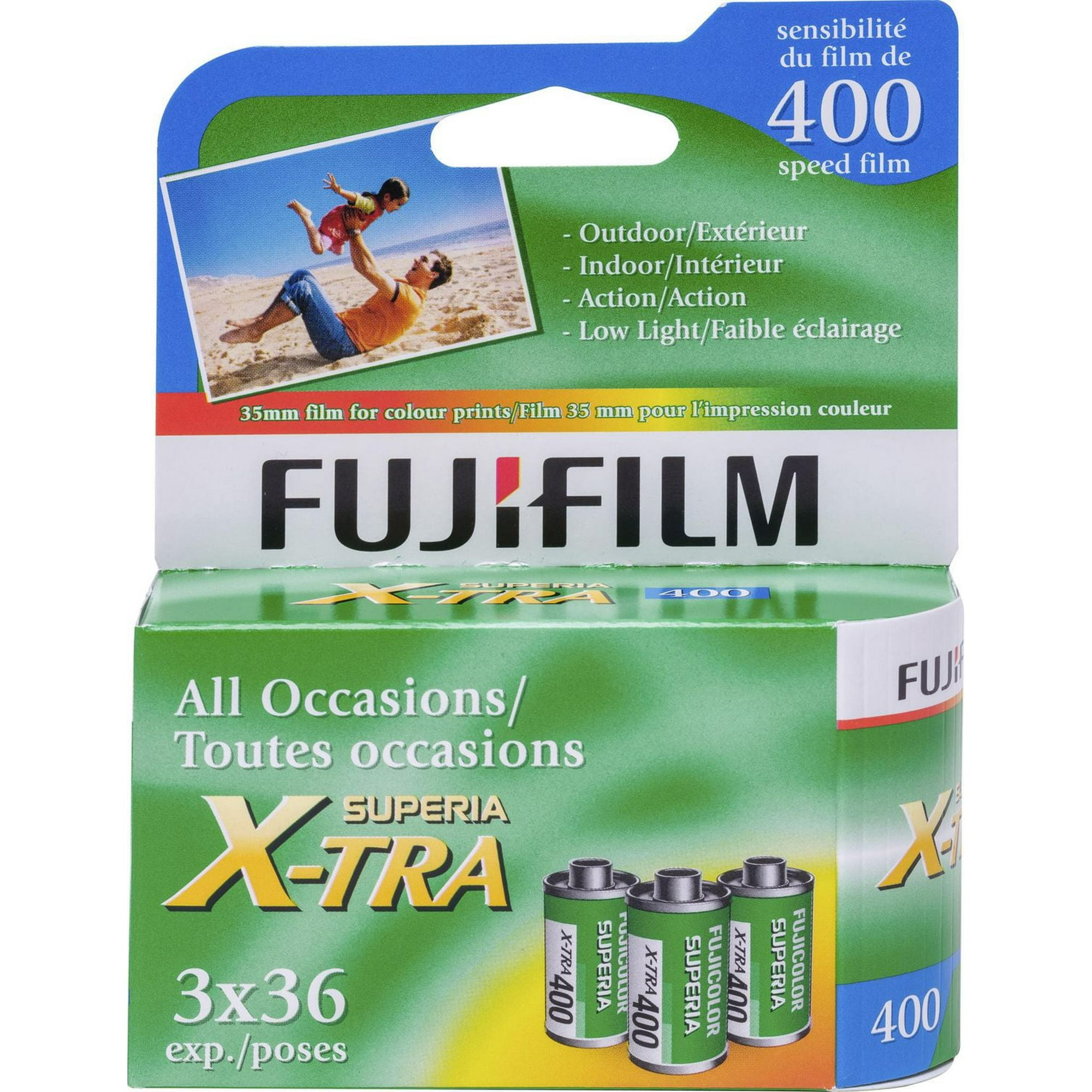 FUJICOLOR SUPERIA 400 3本パック フイルムSUPERIA X-TRA400 24枚×3本パック | カメラ・フィルム