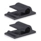 thumbnail image 3 of 50 clips de plástico autoadhesivos de doble cara para cables, abrazaderas de gestión de cables para uso doméstico (negro), 3 of 8