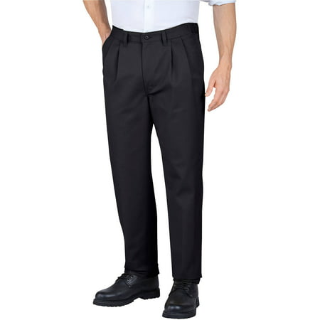 Men's Pleated Comfort-Waist Work Pants - Walmart.com