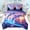 Blue Purple, variant on Erosebridal Ocean Turtles Twin Bedding Sets 7-Piece For Kids,Cartoon Marine Animal Bedding Comforter Set For Boys Girls,Microfiber Bedroom Decor