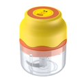 thumbnail image 1 of Máquina de ajo eléctrica desmontable conveniente mini máquina de ajo para cocina de tipo alto amarillo (tres cuchillos de 250 ml), 1 of 6