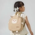 thumbnail image 6 of ibiyuan School Backpacks Lamb Canvas Large Capacity School Bag for Ages 3rd 4th 5th 6th, Daycare, Primary School, Beach, Travel, Outings, Playground, Vacation, 6 of 9