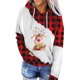 thumbnail image 1 of Sudaderas Con Capucha de Navidad Para Mujer Moda Casual Slim Christmas Print Plaid Tops Odeerbi ODB203642, 1 of 8