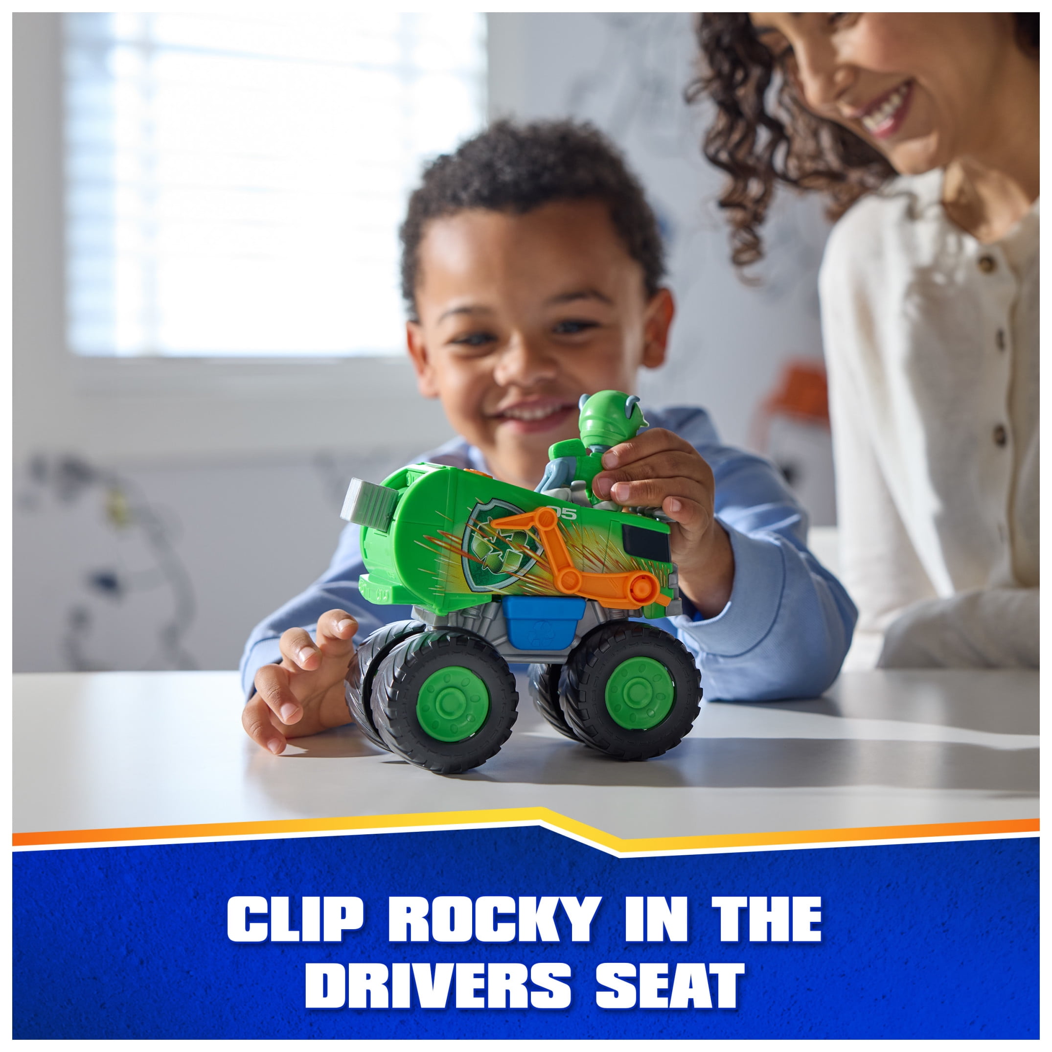 PAW Patrol: Rescue Wheels Rocky’s Recycle Truck with 2.5" Action Figure