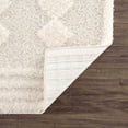 thumbnail image 3 of BoutiqueRugs Hija Contemporary Runner Rug - Beige, White - 2'7" x 7'3" Runner, 3 of 10