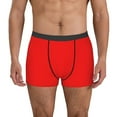 thumbnail image 1 of Balery Red Calzoncillos bóxer para hombre, ropa interior de algodón suave y transpirable con cinturilla de nailon-XX-Large, 1 of 5