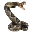 thumbnail image 5 of Realistic Ferocious Attacking Diamondback Rattlesnake With Fangs Bared Figurine, 5 of 10