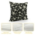 thumbnail image 4 of COMIO  Vintage Flower Pillow Covers Rustic Black Cream Floral Decor Throw Pillows Case for Couch Old Style Cute Pillowcase Outdoor Decorative Cushion Cases for Sofa Bed Decorations, 4 of 5