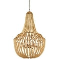 thumbnail image 5 of Currey And Company 9000-1231 Penelope 6 Light 27" Wide Beaded Empire Chandelier - Beige /, 5 of 6
