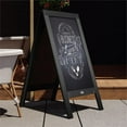 thumbnail image 2 of Flash Furniture Canterbury A-Frame Wood Magnetic Chalkboard Set in Black, 2 of 7