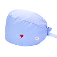 thumbnail image 1 of MesaSe Cotton Operating Hats Nurses Gourd-shaped Dull Polish Assorted Colors Buttons Christmas Day Bouffant Caps, 1 of 5
