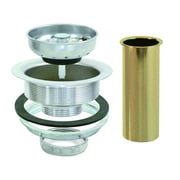 EZ-FLO 30008 Duo Basket and Sink Strainer with 1-1/2 Inch x 4 Inch Brass Tailpiece