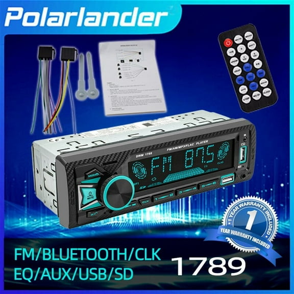 Car stereo 1 Din Car Radio Audio Copy Function BT FM USB TF AUX Bluetooth AI voice Smartphone APP Control Multimedia Player 60W*4 12V