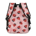 thumbnail image 4 of Fotbe Strawberries Pattern Casual Backpack for School, Travel, and Outdoor Activities - Durable, Lightweight, and Comfortable, 4 of 5