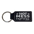 thumbnail image 4 of Keychain - Rectangle - Hot Mess Express - Leather, 4 of 4