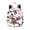 C, variant on Mini Backpack for Women, Butterfly Letter Print Small Backpack with Adjustable Strap, Colorful Star Puffy Sling Bag, 26 Letters Available for Travel Daily Streetwear