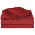 thumbnail image 1 of Cotton Rich 800 Thread Count Solid Sheet Set  Full-Burgundy, 1 of 1