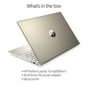 HP Pavilion 15.6 FHD Touch, Intel Core i5-1135G7, 8GB RAM, 512GB SSD, Lunar Gold, Windows 10, 15-eg0050wm