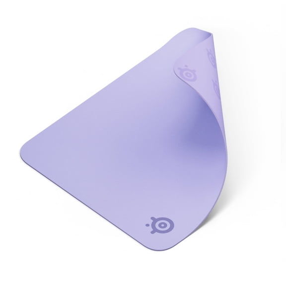 SteelSeries QcK Medium Gaming Mouse Pad — Lavender— Non-Slip Silicone Rubber Base — Peak Tracking and Stability — 320 mm x 270 mm