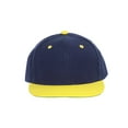 thumbnail image 2 of CTH Vintage Snapback Cap Hat 2 Tone, Navy Yellow, 2 of 3