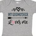 thumbnail image 4 of Inktastic My Godmother Loves Me Godchild Boys or Girls Baby Bodysuit, 4 of 5