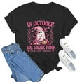 thumbnail image 3 of T-Shirts Graphiques Décontractés pour Femmes Tendance pour Usage Quotidien / Hauts à Manches Courtes d'Été avec Design Unique, 3 of 4