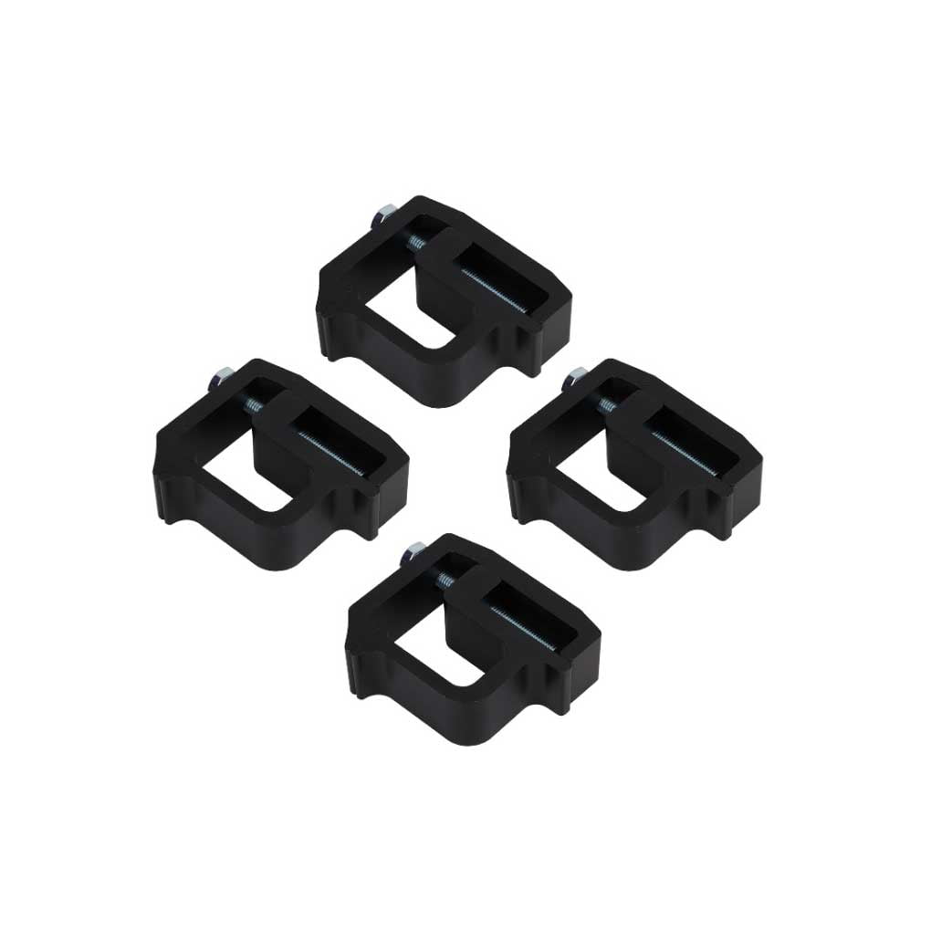 BrowQuartz 4 Pieces Truck Cap Topper Clamp Shell Mounting Camper Removable Clamping Tool Vehicle