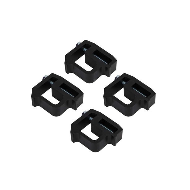 Speravity Abrazadera para tapa de camión, 4 piezas, soporte de Clip de bloqueo de montaje de aluminio, herramienta de Metal extraíble, Vehículos, repuestos y accesorios Mis Negro