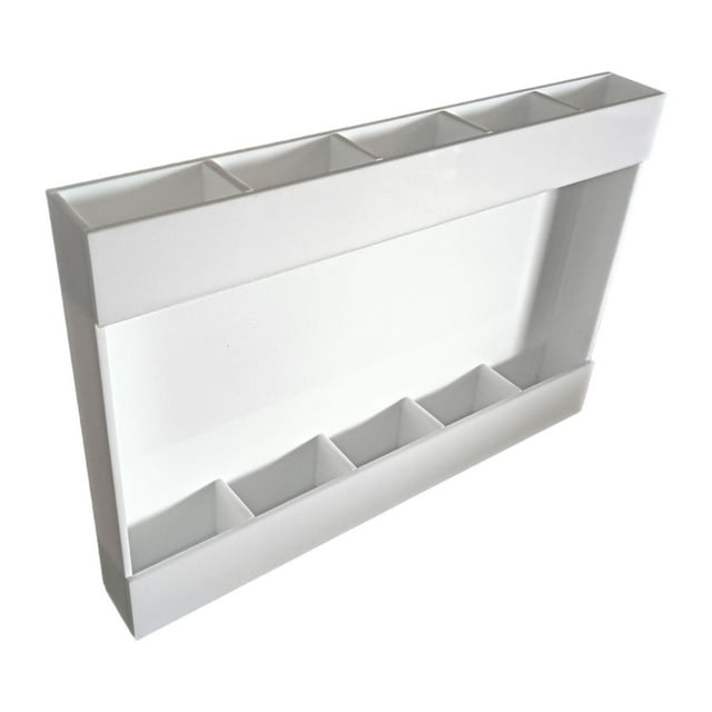 Organizador de pajitas de acrílico para vaso, contenedor de almacenamiento para puerta de armario, accesorios de cocina para mostrador de armario.
