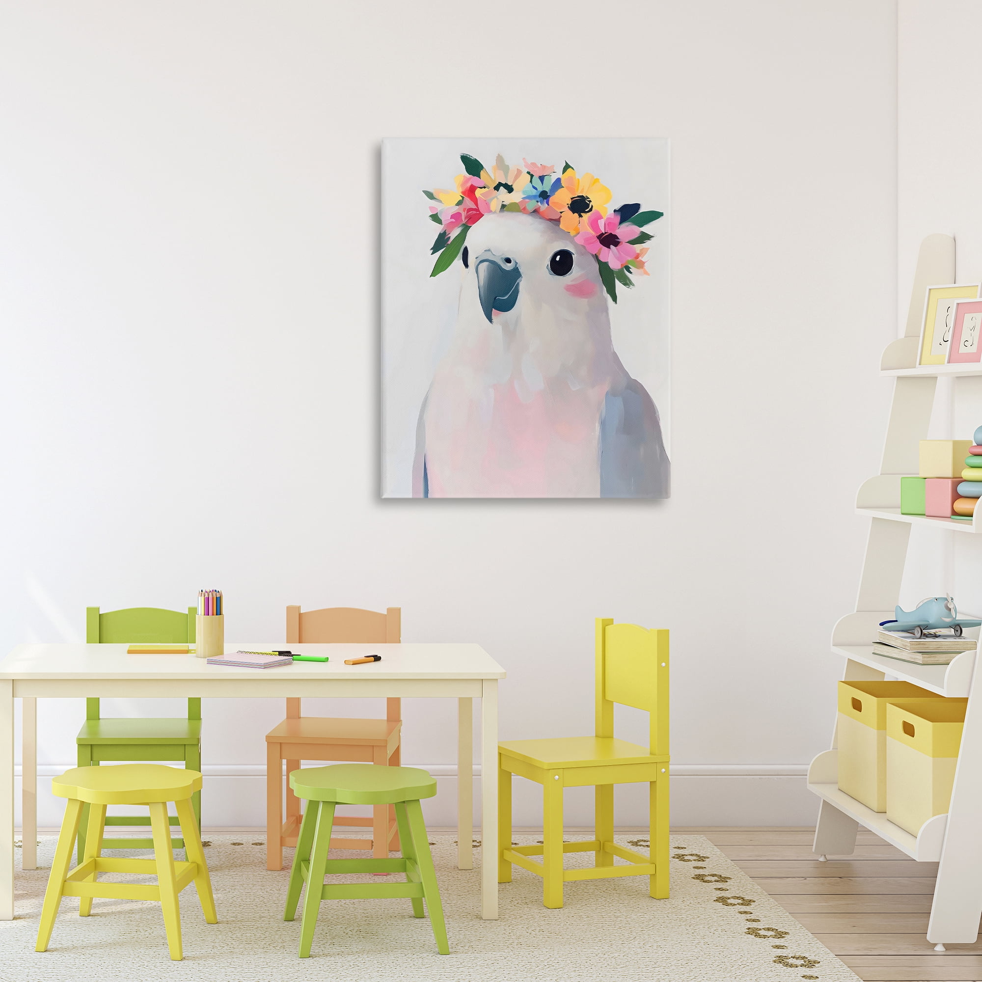 Stupell Industries Flower Crown Dove Canvas Wall Art, design by The Prints Vibe