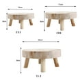 thumbnail image 2 of Vintage Wood Grain Garden Plant Pot Flower Display Holder Flower Pot Bonsai Display Shelf Stool, 2 of 6